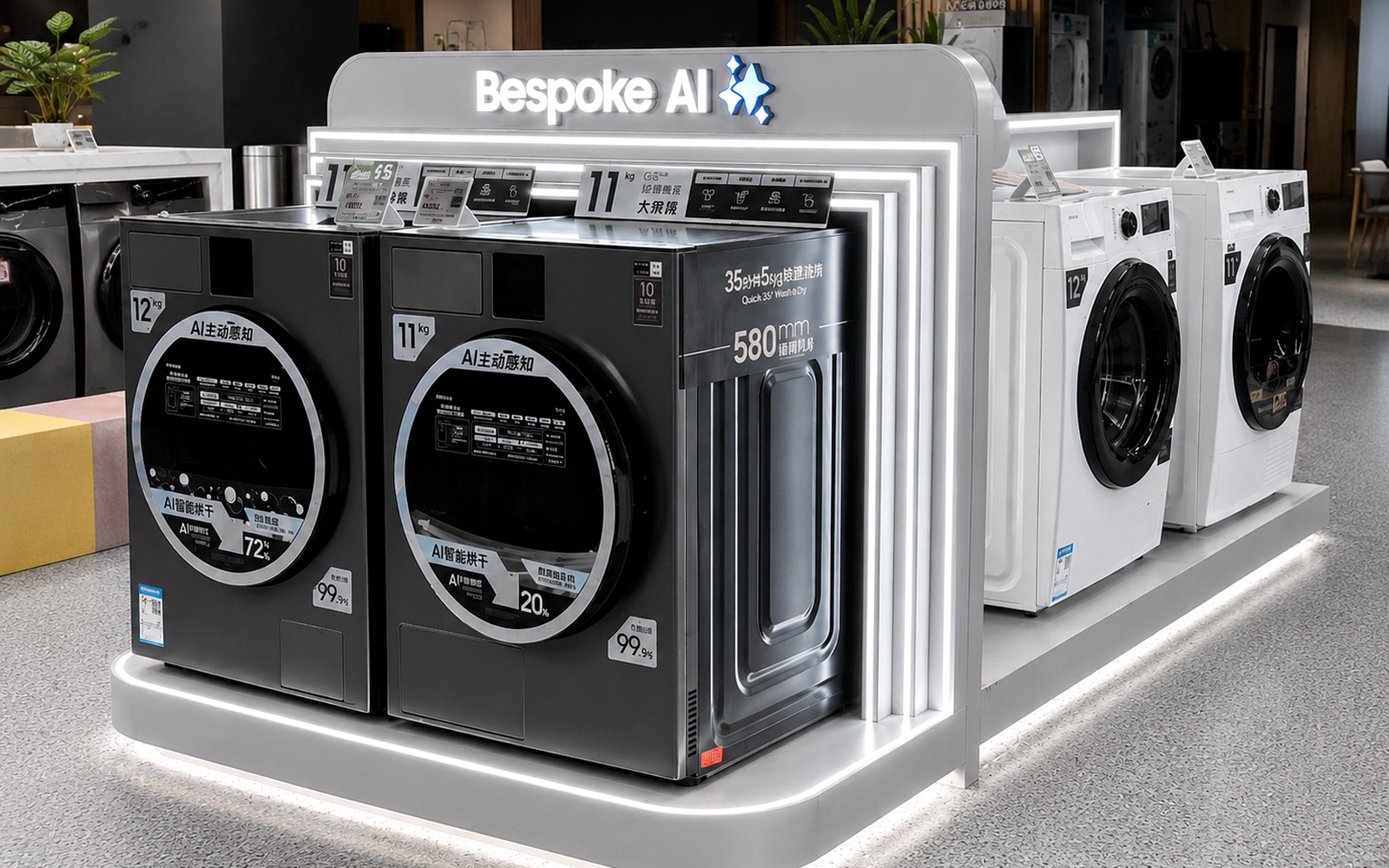 Samsung Bespoke AI Washer Display by REYI
